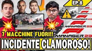 INCIDENTE CLAMOROSO 7 MACCHINE OUT F1 MANAGER 23 EPISODIO 8 [upl. by Suhsoj109]