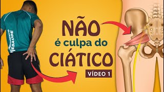 Sua dor nem sempre é o ciático  4 exercícios para aliviar a tensão no musculo piriforme [upl. by Davida]