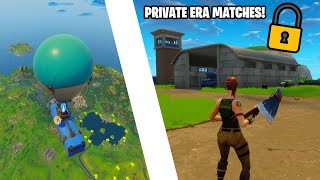 How To Play Private Era Matches OG Fortnite [upl. by Eedrahc]