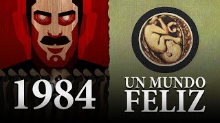 ¿Quién tenía razón  1984 vs Un Mundo Feliz  Orwell vs Huxley [upl. by Veriee]