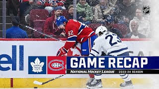 Maple Leafs  Canadiens 929  NHL Highlights 2023 [upl. by Arleyne532]