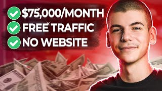 How To Start Affiliate Marketing For Beginners  How I Make 75000Month With Free Traffic 2024 [upl. by Brufsky]