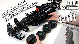 LEGO 42171 Speedbuild  LEGO MercedesAMG F1 W14 E Performance  Speed Build 42171 LEGO Technic 2024 [upl. by Ailyn994]