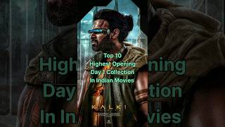 Top 10 Highest Opening day 1 worldwide Collection In Indian Movies kalki2898ad day 1 Collection [upl. by Perron]