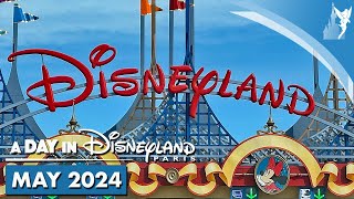 📆 A Day in Disneyland Paris  MAY 2024 [upl. by Traweek]