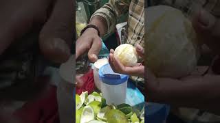 mosambi streetfood mosambijuice making machine juice foodie lime food foodvlog [upl. by Esinereb]