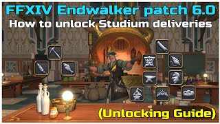 FFXIV Endwalker patch 60 How to unlock The Studium custom deliveries [upl. by Mariel971]