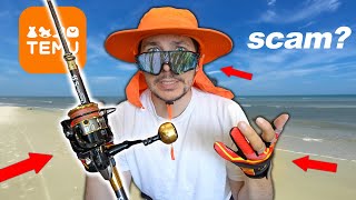 50 TEMU Fishing Challenge is it a SCAM [upl. by Mitch]