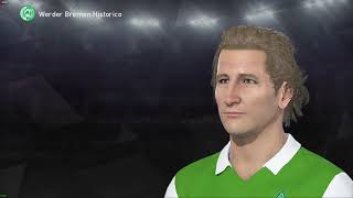 PES 2018  Norbert Meier Werder Bremen amp Mönchengladbach German Classic Player face  stats [upl. by Eca]