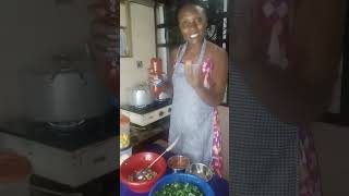 how to cook ogbono mix with okra soup [upl. by Macintosh]