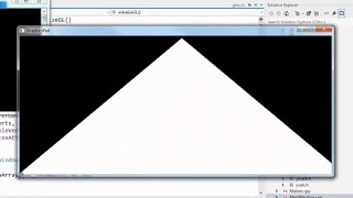 OpenGL Hello World Triangle [upl. by Aldous]