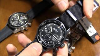 Blancpain Fifty Fathoms Bathyscaphe Flyback Chronograph Watches HandsOn  aBlogtoWatch [upl. by Middleton]