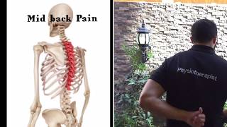 الام وسط الظهر  Mid back Pain [upl. by Obie]