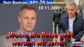 Wie Petr Bystron AfD den Suggestivfragen eines läppisch daherkommendem ÖRReporters Kontra gab [upl. by Prior952]