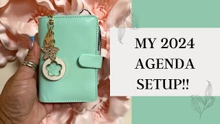 FINALLY SHARING MY 2024 AGENDA SETUP 💖💖 [upl. by Christianna]