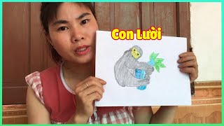 Tô màu hình vẽ con vật  con lười [upl. by Assirrak]