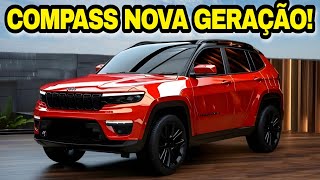 JEEP COMPASS NOVA GERAÇÃO 2025 MAIOR MAIS BONITO E MUITO MAIS COMPLETO [upl. by Abbate]