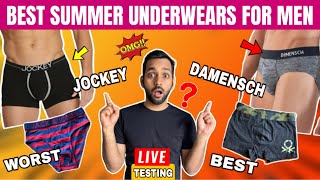 BEST UNDERWEAR BRANDS FOR MEN IN INDIA 2024  Mens Underwear Guide Damensch JockeyXYXX Under 500 [upl. by Olin]