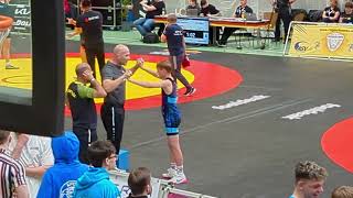 WRESTLINGRINGEN DEUTSCHEMEISTERSCHAFT 2024 U  BIS 45 KG MoritzEias Weh  Luca Löwer [upl. by Nnylram32]