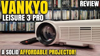 A Solid Budget Projector  Vankyo Leisure 3 Pro Portable Projector Review [upl. by Hally540]