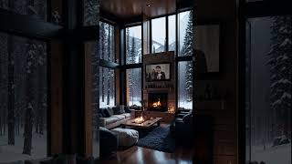 Cozy Snowy Fireplace  Classic Schmosby the Remix Moments🔥☃️🤍🌲 relax cozy asmr himym snow [upl. by Euqnimod353]