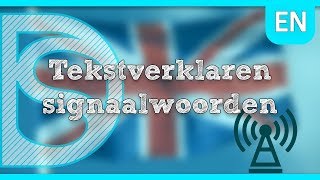 Eindexamen Engels  Tekstverklaren signaalwoorden [upl. by Perpetua]