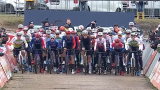 Cyclocross Zonhoven Men Elite 50fps 07 Jan 2024 [upl. by Senskell]