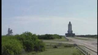 Discovery rolls to Launch Pad [upl. by Aneelas]