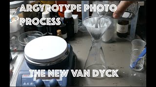 Argyrotype an improved Van Dyke photo process How to prepare the solution [upl. by Yecart213]