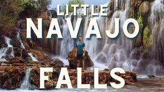 Exploring Little Navajo Falls Hiking Havasupai Falls [upl. by Aimas370]