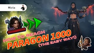 Easy Hack to reach Paragon 1000 Diablo Immortal Guide [upl. by Alieka355]