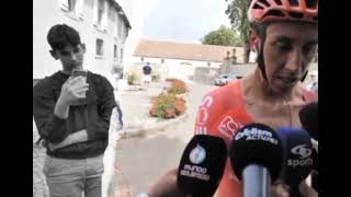 Egan bernal despues de la etapa 7 crono individual tour de francia [upl. by Weiman]