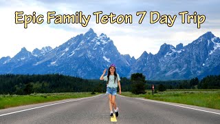 Epic 7 Day Family Friendly Grand Teton Airstream Adventure [upl. by Cerracchio]