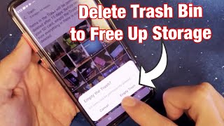 Galaxy S10S10ES10  How to Delete PhotosVideos in Trash Bin Recycle Bin [upl. by Friedrich510]