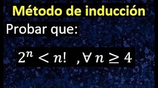 Método de inducción demostracion con el metodo inductivo [upl. by Barayon]