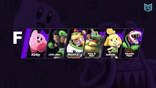 BEST CHARACTERS  Super Smash Bros Tier List [upl. by Yngiram]