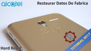 Hard Reset 📱Alcatel Pop 3📱 🔋Restaurar Datos De Fabrica🔋 ¦ 💻GaryPC💻 [upl. by Letsirk]