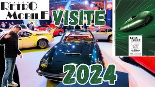 je te fais la visite du salon RETROMOBILE 2024 Paris porte de Versailles en live 😉 [upl. by Misa]