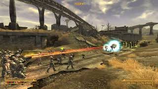 BoS Paladins vs Enclave Soldiers  falloutnewvegas [upl. by Hanej]