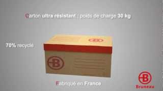 Montage dune caisse archives Bruneau [upl. by Ahsinek]