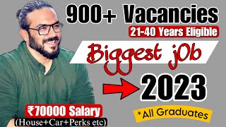 Form अभी भरो 🧭 Biggest Government Job Opportunity of 2023 🇮🇳 70000 SALARY [upl. by Zingg]