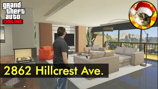 2862 Hillcrest Avenue house tour  GTA Online [upl. by Amian]