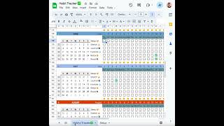 The next thing on our todo list is to upgrade to this Google Sheets Habit Tracker ✅ Shorts [upl. by Eryt]