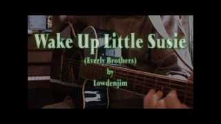 WAKE UP LITTLE SUSIE Everly Brothers Chords amp Lyrics [upl. by Ailadi824]