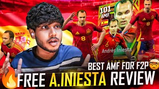 FREE DOUBLE BOOSTER AINIESTA BEST AMF FOR F2P 🔥 efootball [upl. by Edie]