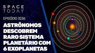 ASTRÔNOMOS DESCOBREM RARO SISTEMA PLANETÁRIO COM 6 EXOPLANETAS [upl. by Talley]