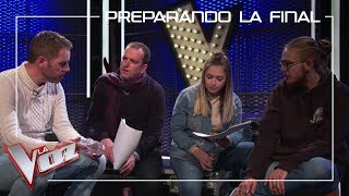 Los finalistas ensayan sus canciones para la Final  Preparando la Final  La Voz Antena 3 [upl. by Onirefes393]