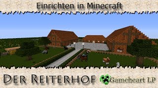 MINECRAFT  Reiterhof  Einrichten in Minecraft [upl. by Teresina]