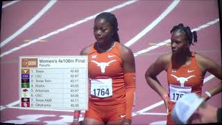 Texas Relays 4x100 relay Finals A [upl. by Rednave]