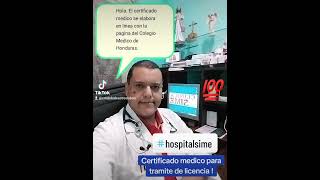 Tramitamos Certificado Medico Para Licencia de Conducir [upl. by Nimrak445]